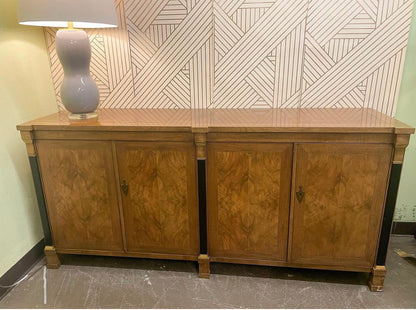 Burlwood Credenza by Baker