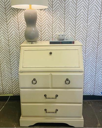 Faux Bamboo Secretary Desk