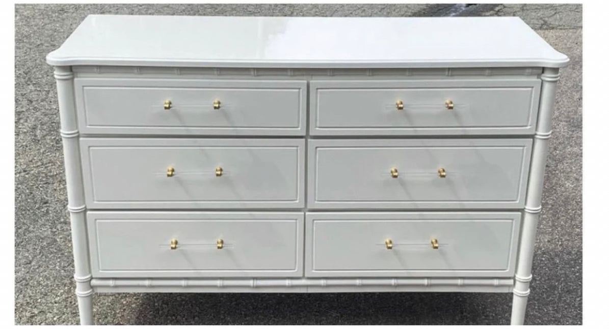 Ready to Ship - White Florida Furniture 6 drawer