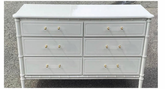 Ready to Ship - White Florida Furniture 6 drawer