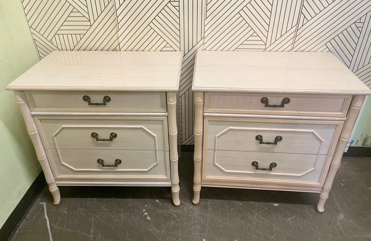 Broyhill - 3 drawer Nightstands