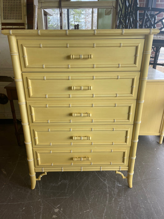 Dixie Aloha Faux Bamboo Highboy